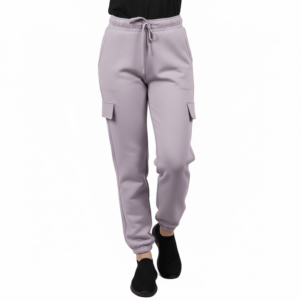 Giordano Women's Regular Fit High - Waist Interlock Knit Pants - first_variant_option_2 Premium Pants for Giordano