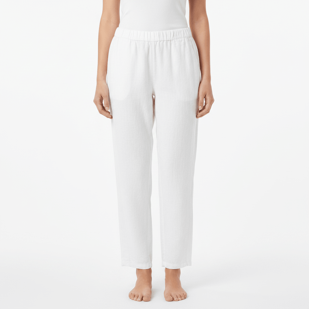 Giordano Women's Regular Taper Linen - Cotton Pants - first_variant_option_2 Premium Pants for Giordano