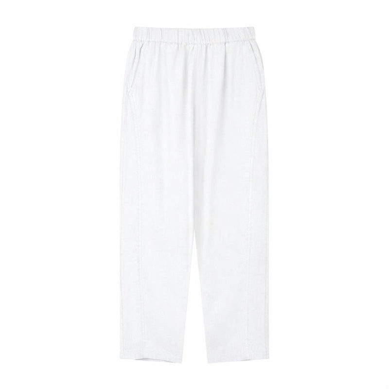 Giordano Women's Regular Taper Linen - Cotton Pants - first_variant_option_2 Premium Pants for Giordano
