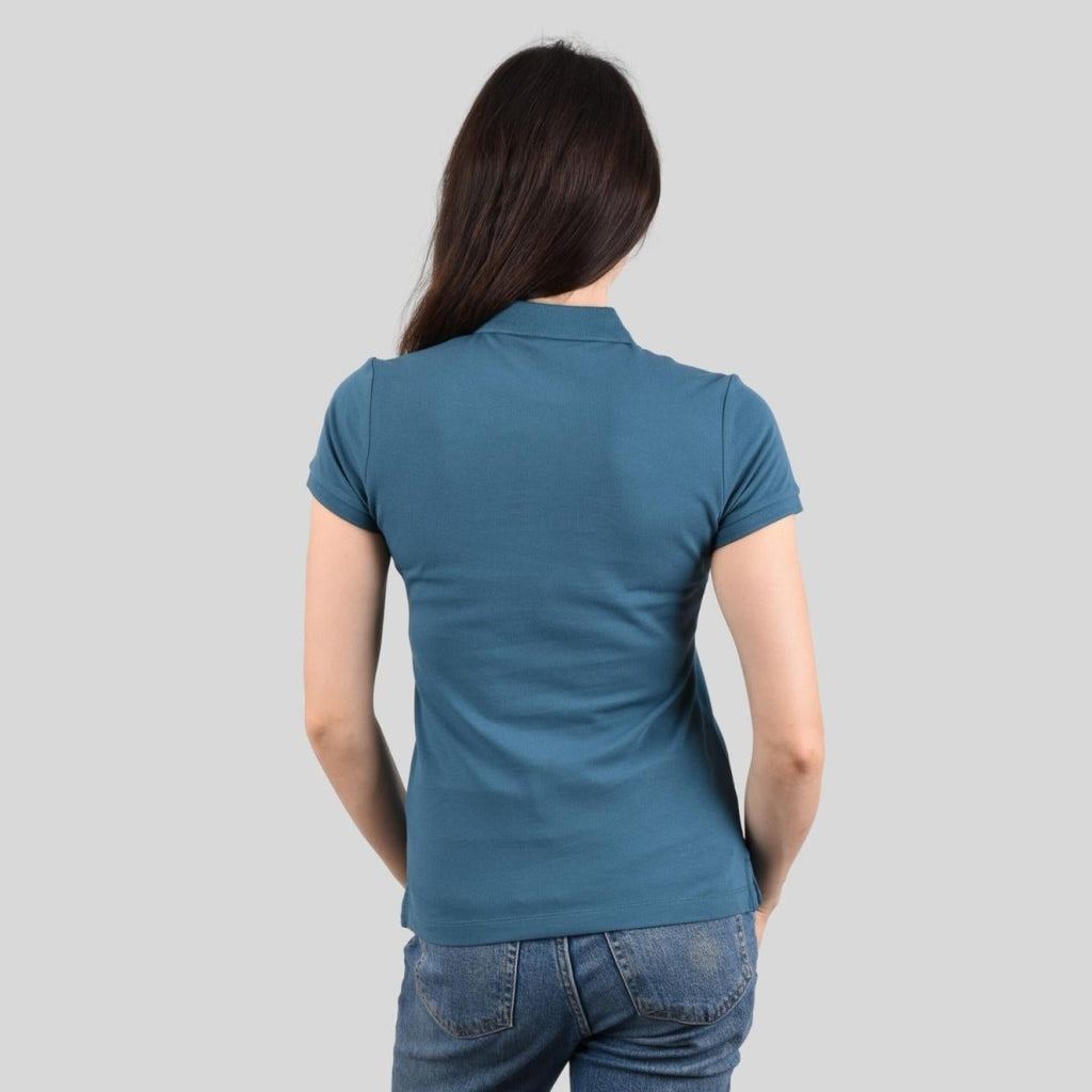 Giordano Women's Short Sleeve Classic Slim Fit Bold Polo (1981) - Premium Polo