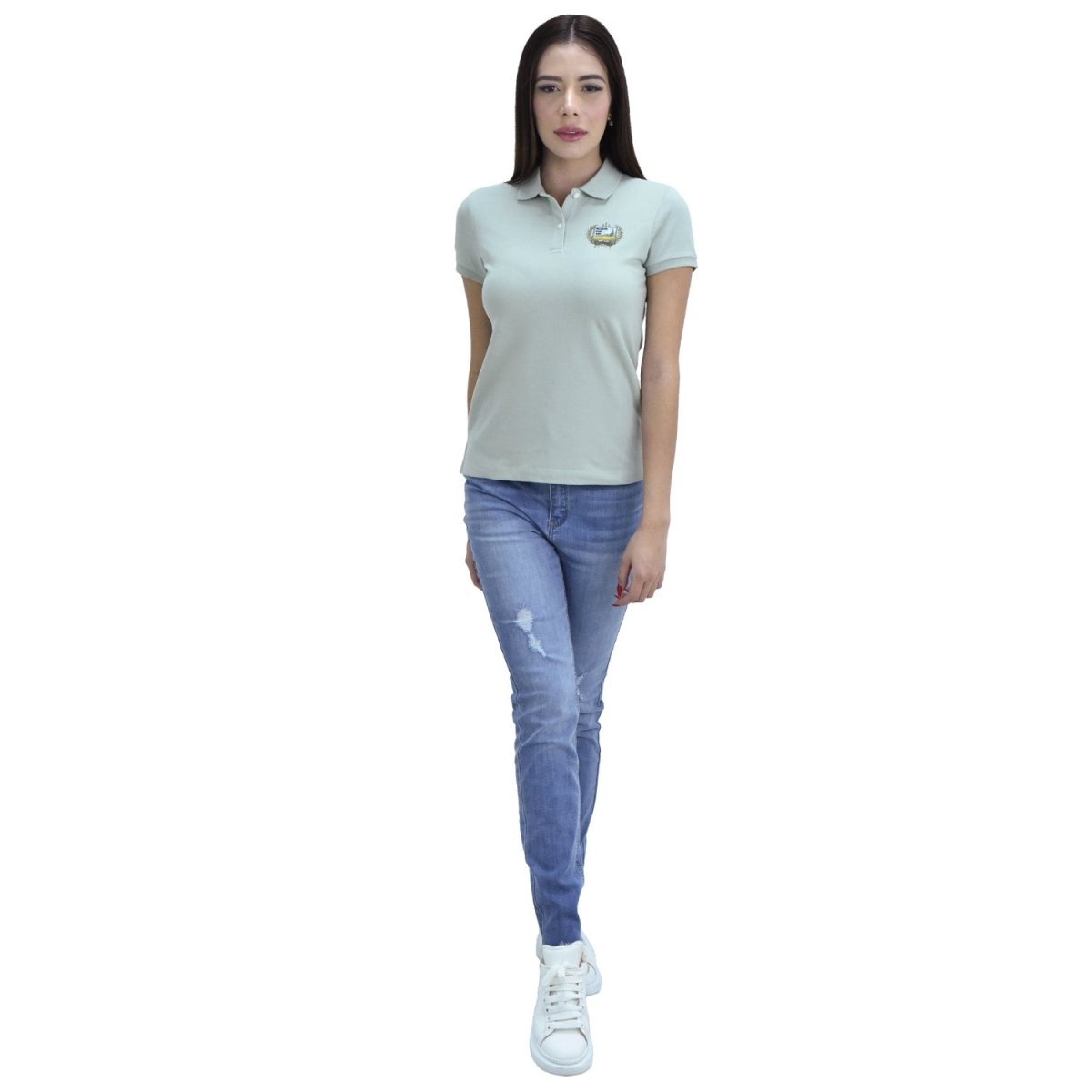 Giordano Women's Short Sleeve Classic Slim Fit Bold Polo (1981) - Premium Polo