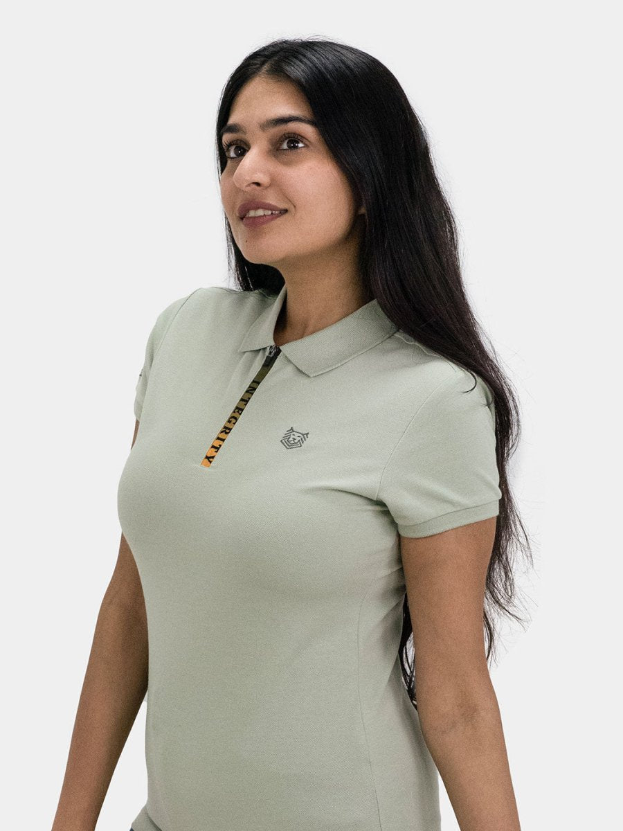 Giordano Women's Short Sleeve Classic Slim Fit Bold Polo (1981) - Premium Polo