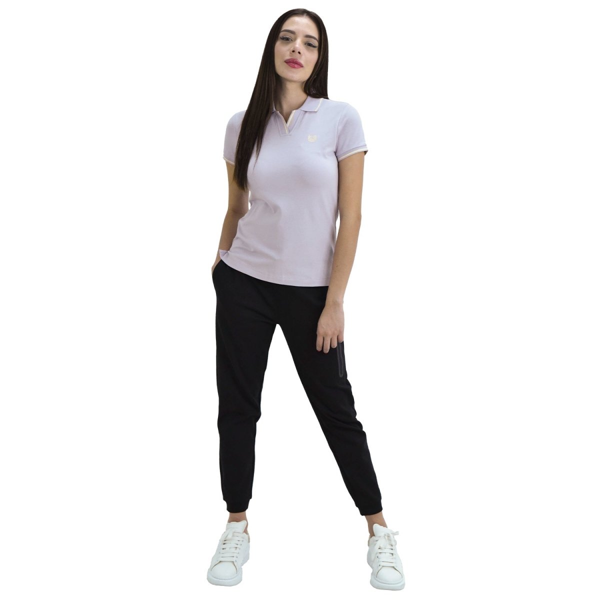 Giordano Women's Short Sleeve Classic Slim Fit Bold Polo (1981) - Premium Polo