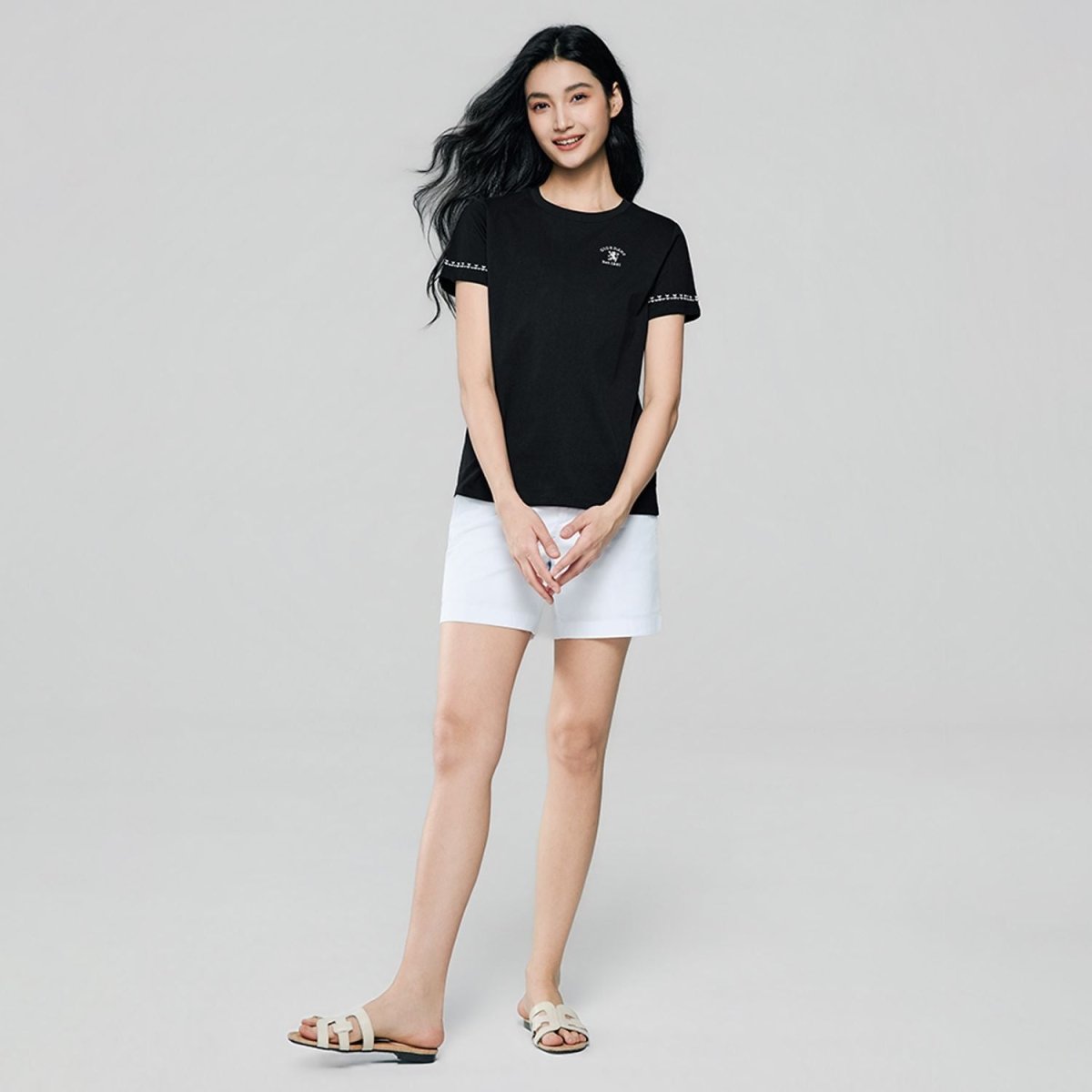 Giordano Women's Signature Print Tee - first_variant_option_2 Premium Print Tee for Giordano