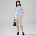 Giordano Women’s Slim Fit Embroidered 3D Lion Polo - Premium Polo