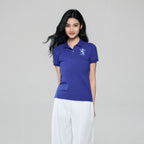 Giordano Women’s Slim Fit Embroidered 3D Lion Polo - Premium Polo