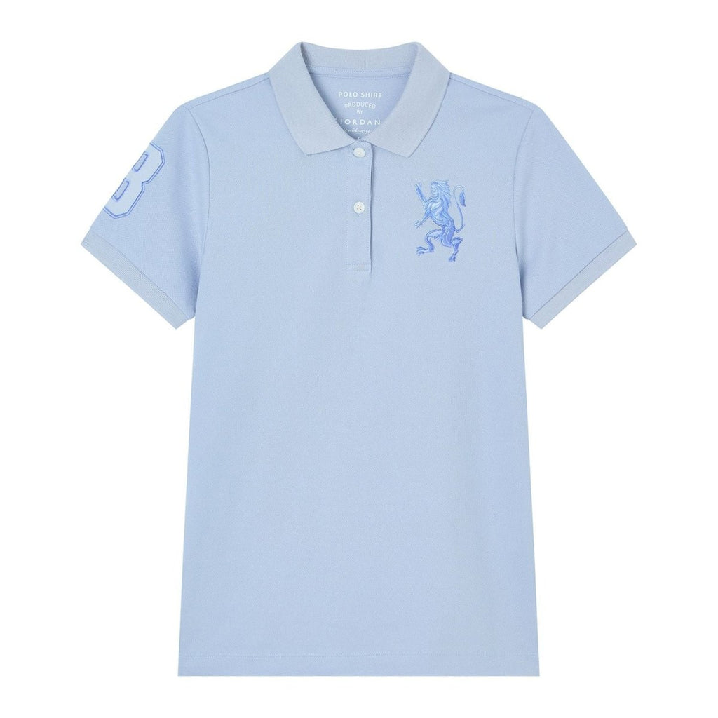 Giordano Women’s Slim Fit Embroidered 3D Lion Polo - Premium Polo