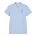 Giordano Women’s Slim Fit Embroidered 3D Lion Polo - Premium Polo