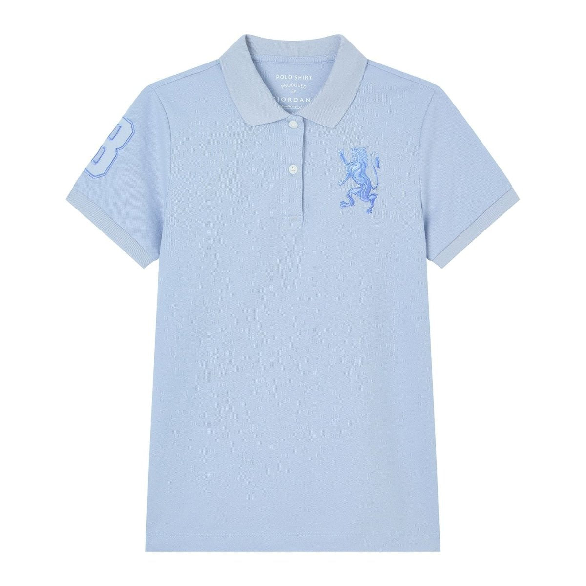 Giordano Women’s Slim Fit Embroidered 3D Lion Polo - Premium Polo