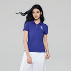 Giordano Women’s Slim Fit Embroidered 3D Lion Polo - Premium Polo