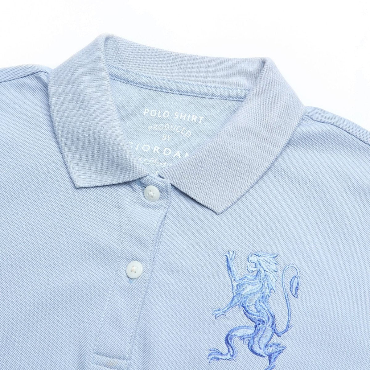 Giordano Women’s Slim Fit Embroidered 3D Lion Polo - Premium Polo
