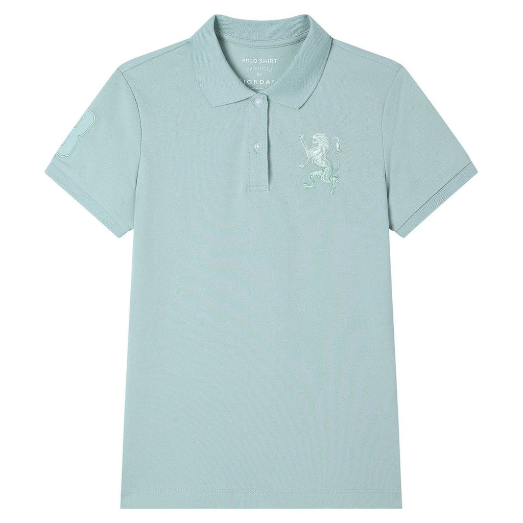 Giordano Women’s Slim Fit Embroidered 3D Lion Polo - Premium Polo