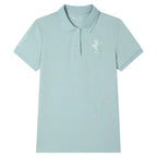 Giordano Women’s Slim Fit Embroidered 3D Lion Polo - Premium Polo