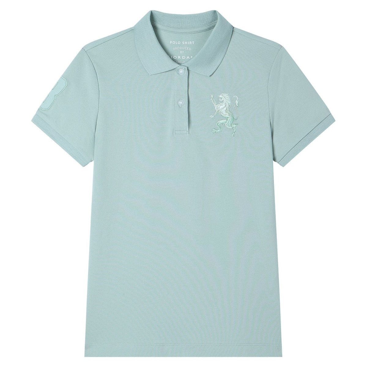 Giordano Women’s Slim Fit Embroidered 3D Lion Polo - Premium Polo