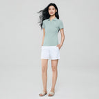 Giordano Women’s Slim Fit Embroidered 3D Lion Polo - Premium Polo