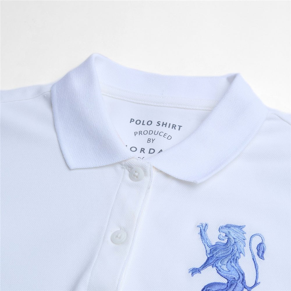 Giordano Women’s Slim Fit Embroidered 3D Lion Polo - first_variant_option_2 Premium Polo for Giordano