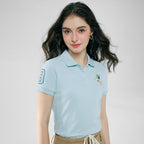Giordano Women’s Slim Fit Embroidered Napoleon Polo - Premium Polo