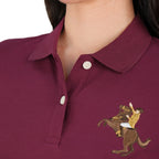 Giordano Women's Slim Fit Embroidered Napoleon Polo - first_variant_option_2 Premium Polo for Giordano