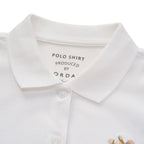 Giordano Women's Slim Fit Embroidered Napoleon Polo - first_variant_option_2 Premium Polo for Giordano
