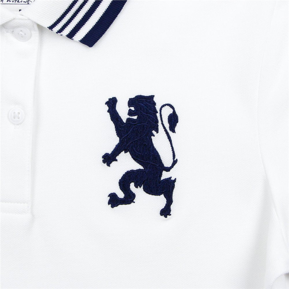 Giordano Women’s Slim Pique Polo with 3D Lion Embroidery - first_variant_option_2 Premium Polo for Giordano