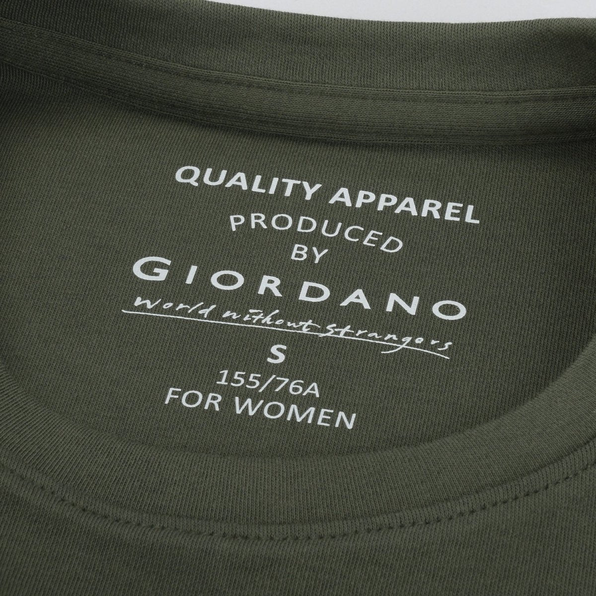 Giordano Women's Stretch Crewneck Tee - Premium Tee
