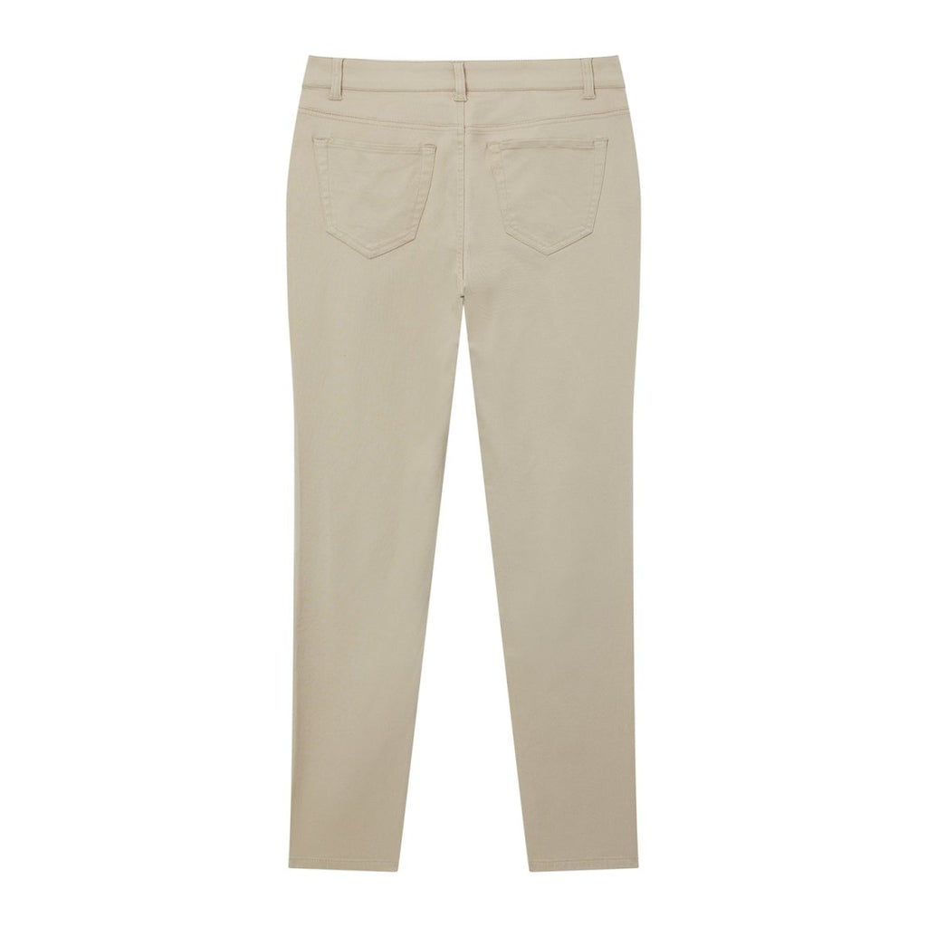 Giordano Women's Stretch Twill Khaki Pants - Premium Pants