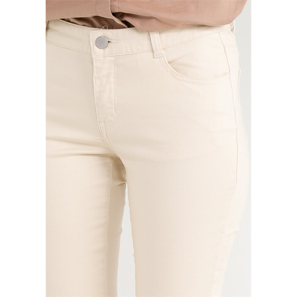 Giordano Women's Stretch Twill Khaki Pants - Premium Pants
