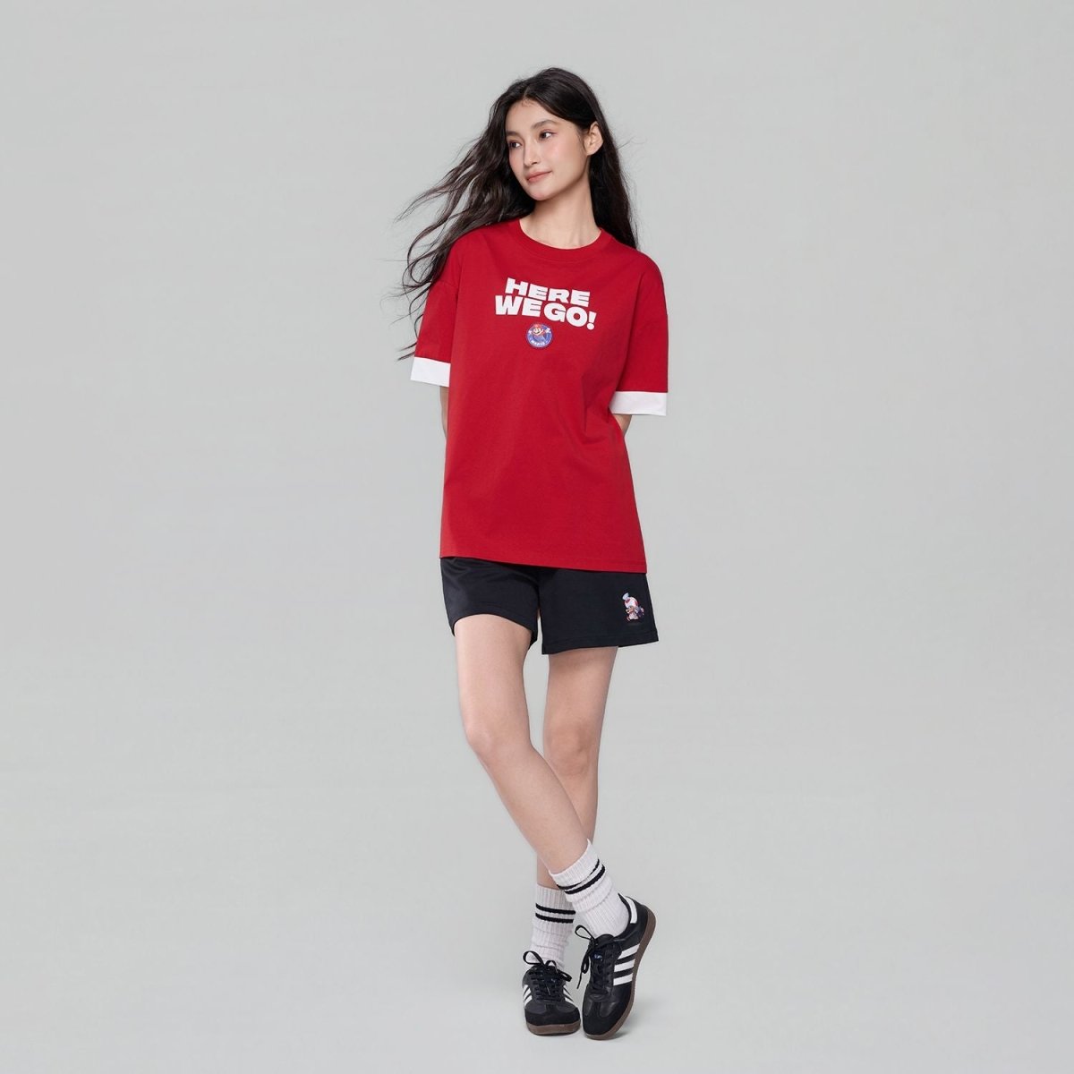 Giordano Women's Super Mario Loose Print Tee - first_variant_option_2 Premium Print Tee for Giordano