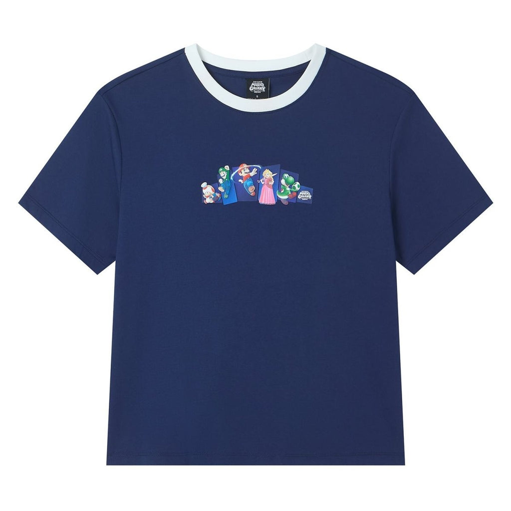 Giordano Women's Super Mario Print Boyfriend Tee - first_variant_option_2 Premium Print Tee for Giordano