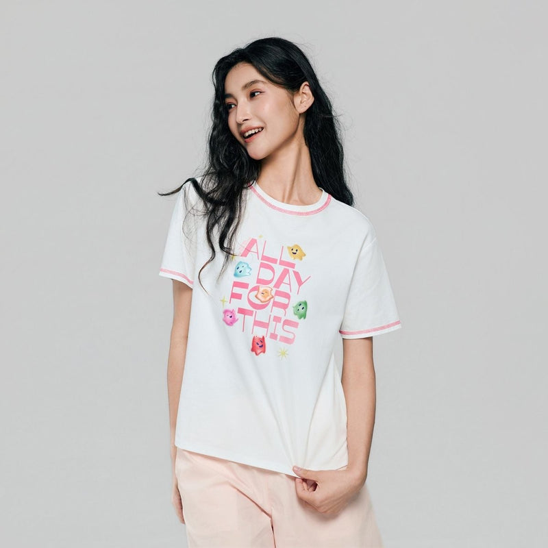 Giordano Women's Super Mario Print Tee - first_variant_option_2 Premium Print Tee for Giordano