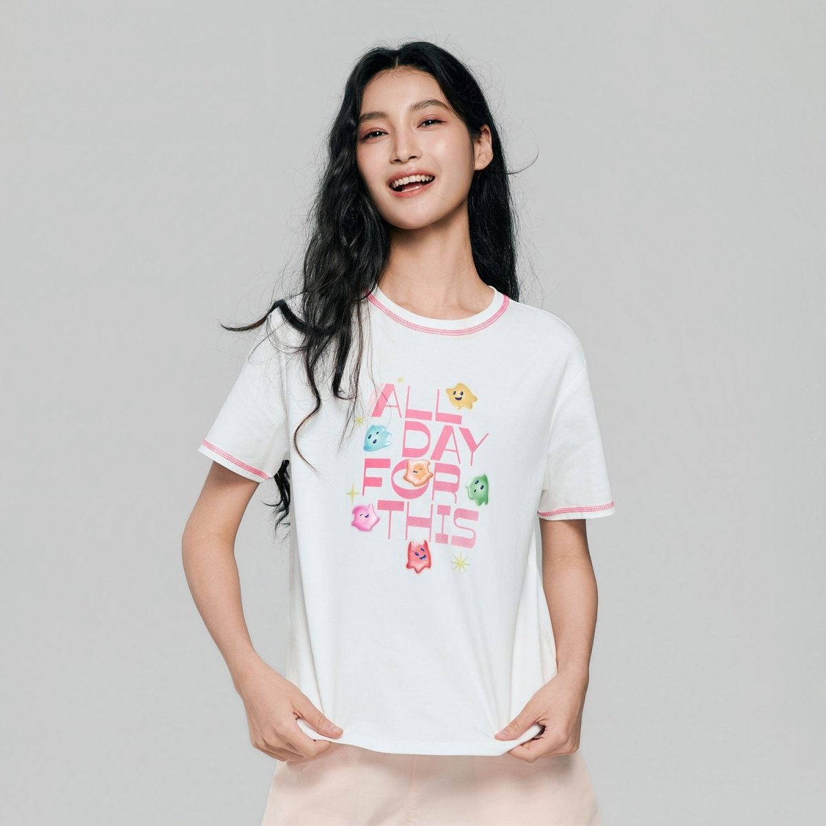 Giordano Women's Super Mario Print Tee - first_variant_option_2 Premium Print Tee for Giordano