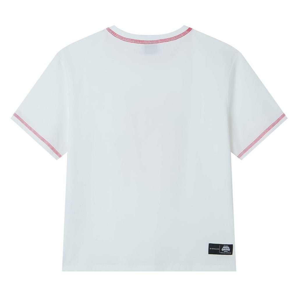 Giordano Women's Super Mario Print Tee - first_variant_option_2 Premium Print Tee for Giordano