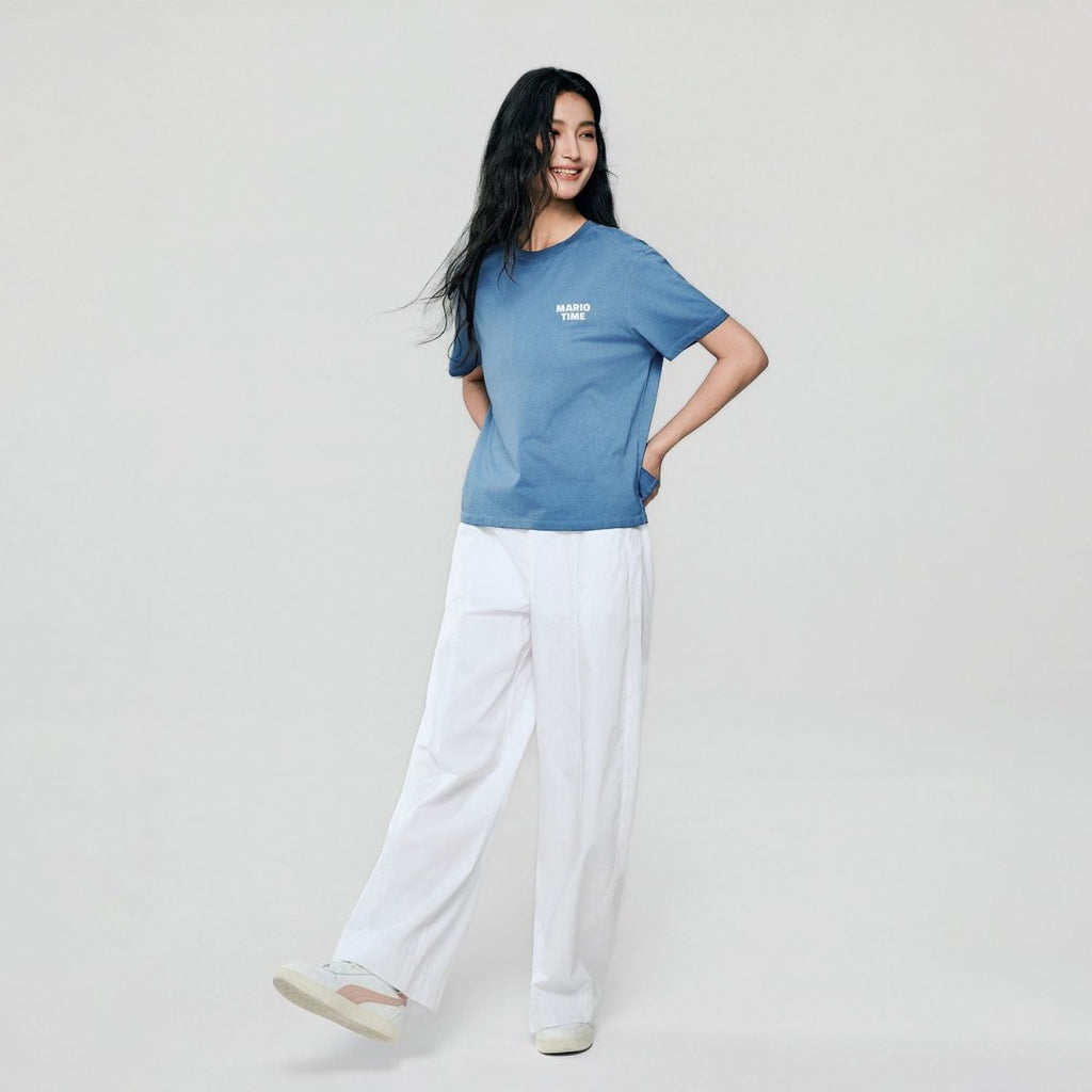 Giordano Women's Super Super Mario Print Tee - first_variant_option_2 Premium Print Tee for Giordano