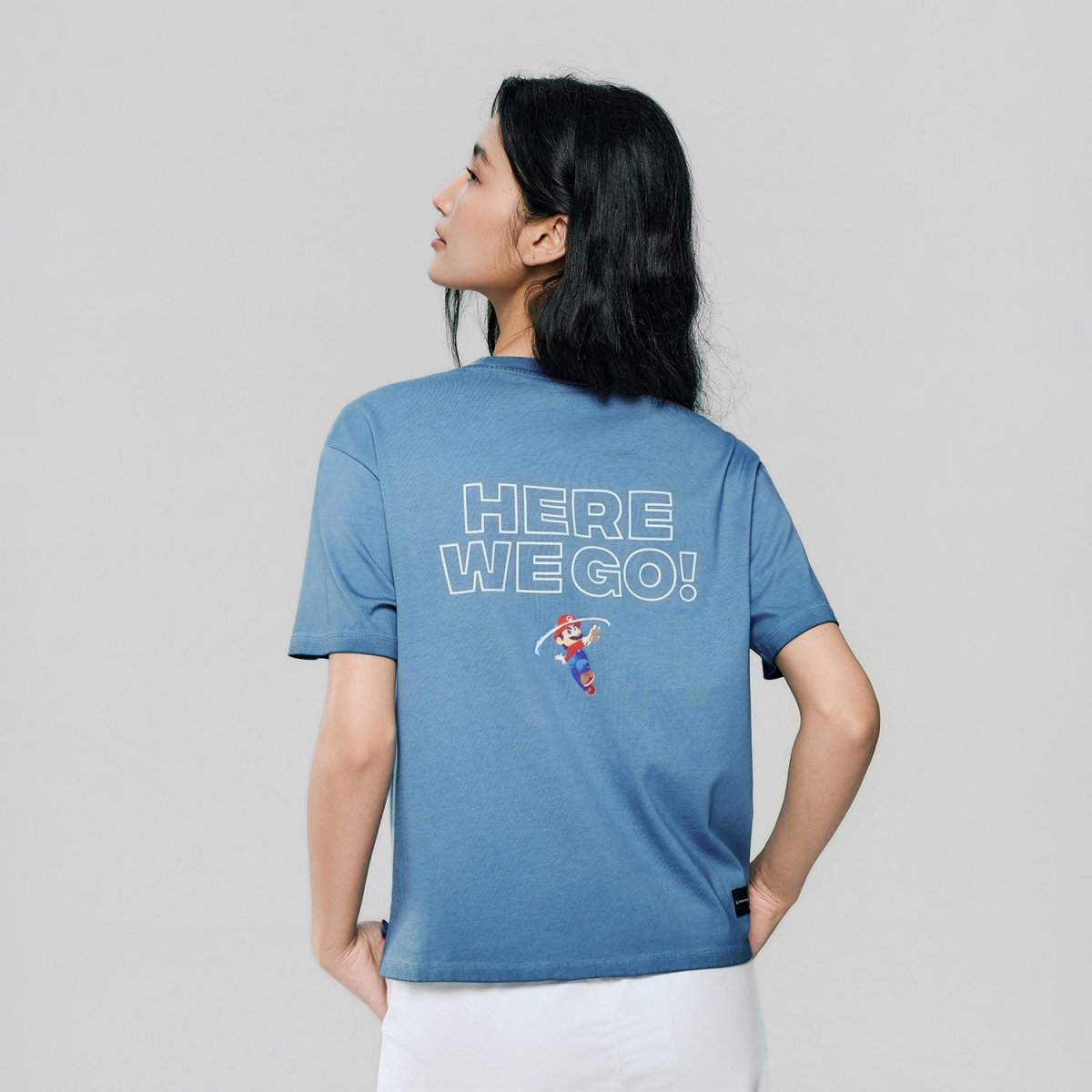Giordano Women's Super Super Mario Print Tee - first_variant_option_2 Premium Print Tee for Giordano