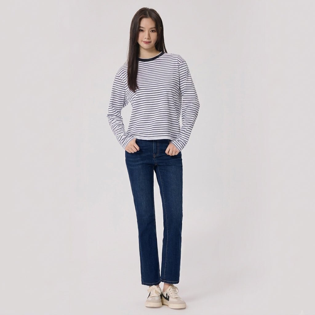 Giordano Women's Ultra - Stretch Flare Jeans - first_variant_option_2 Premium Jeans for Giordano