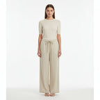 Giordano Women's Wide Leg Linen - Viscose Pants - first_variant_option_2 Premium Pants for Giordano