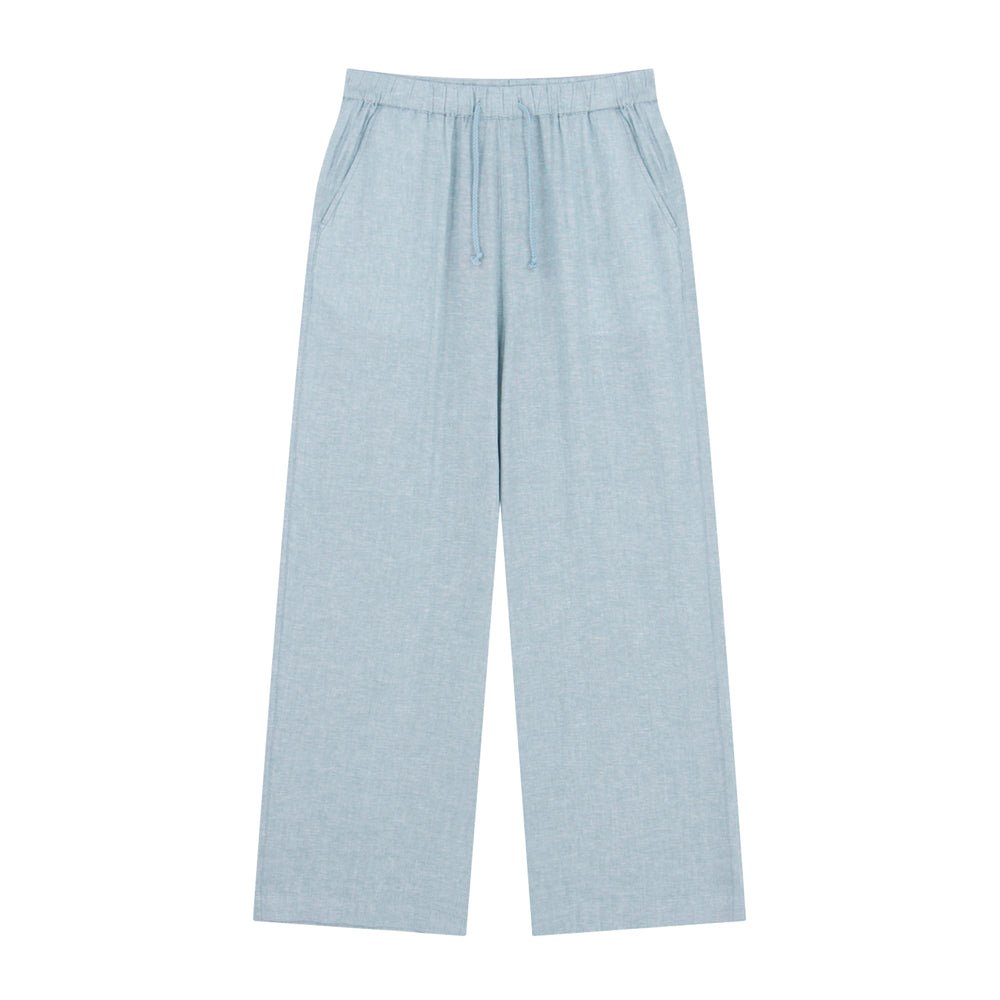 Giordano Women's Wide Leg Linen - Viscose Pants - first_variant_option_2 Premium Pants for Giordano
