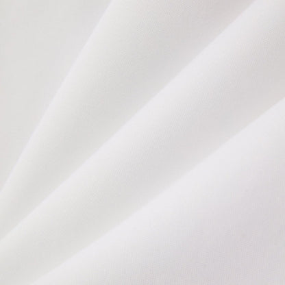 Close-up of white fabric texture of Giordano wrinkle free cotton shirt for men