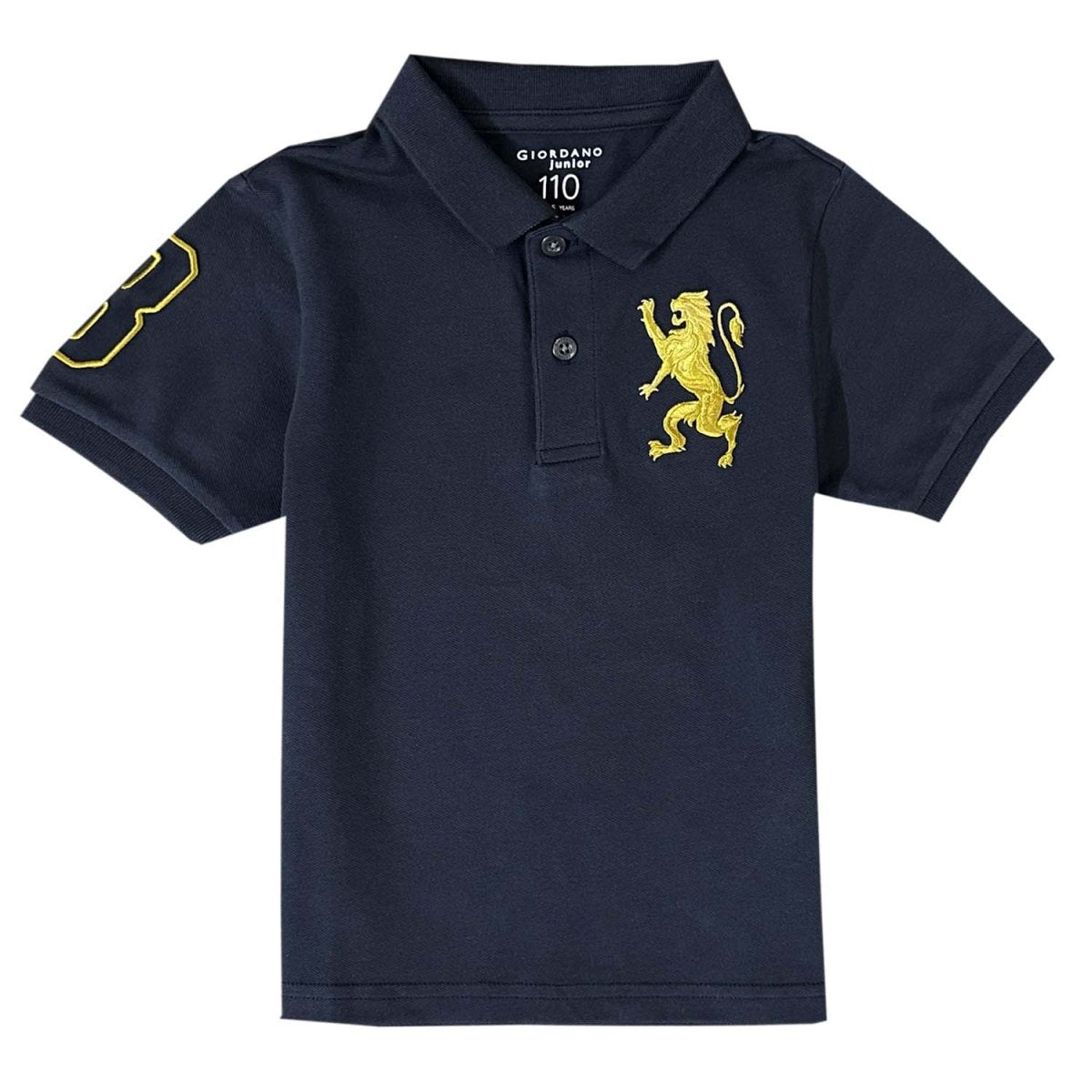 Giordano Junior 3D Lion Polo - Premium Polo