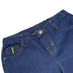 Junior Cotton Denim Jeans - Comfortable Mid - Rise Tapered Fit With Elastic Waist 4 Y - Shop Giordano