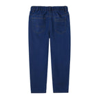 Junior Cotton Denim Jeans - Comfortable Mid - Rise Tapered Fit With Elastic Waist 4 Y - Shop Giordano