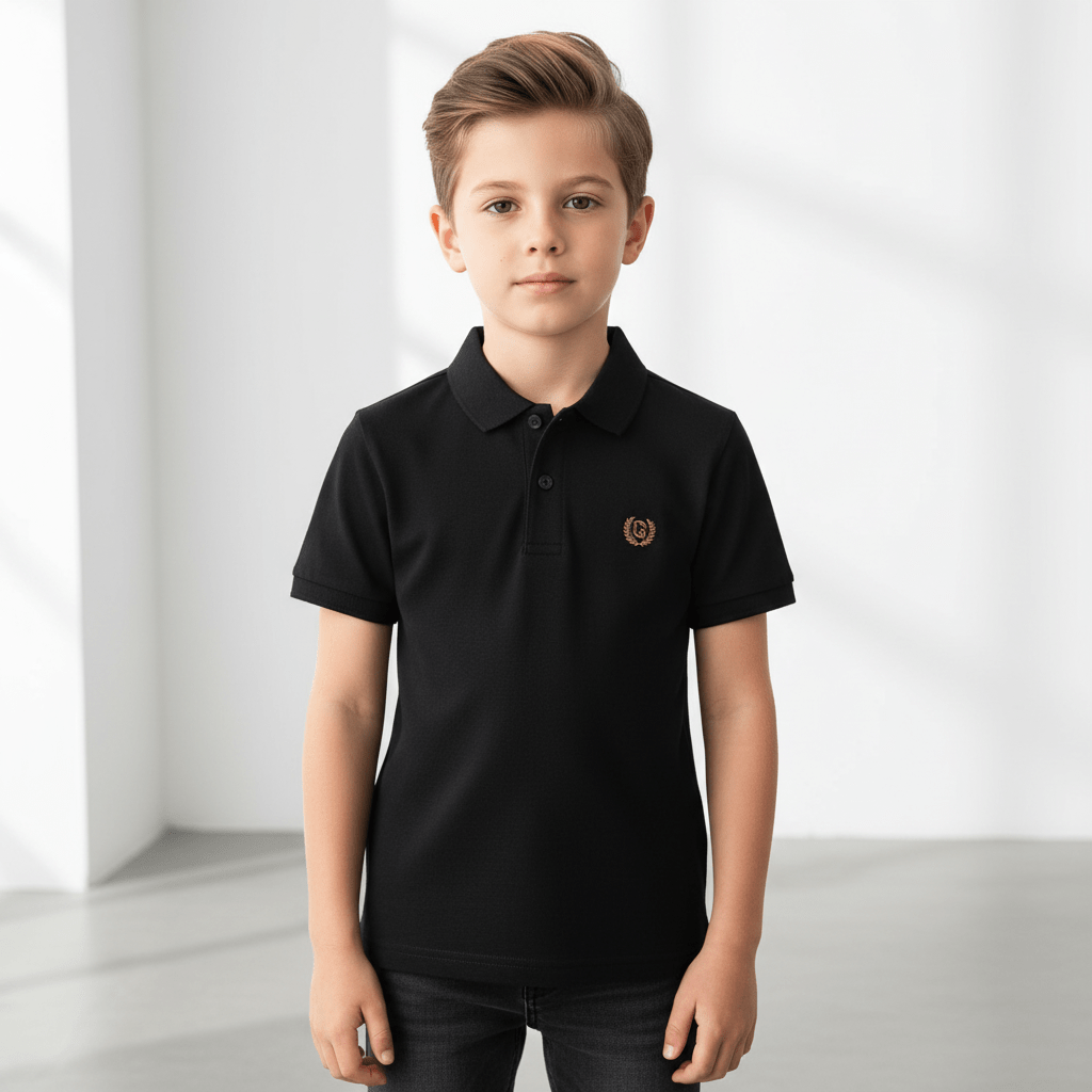 Junior Cotton Interlock Liquid Touch Polo 100 - Shop Giordano