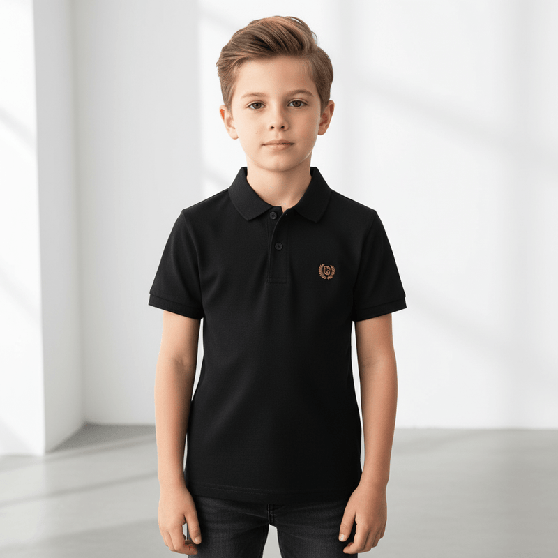 Junior Cotton Interlock Liquid Touch Polo 100 - Shop Giordano