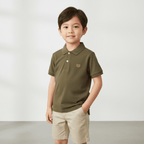Junior Cotton Interlock Liquid Touch Polo 100 - Shop Giordano