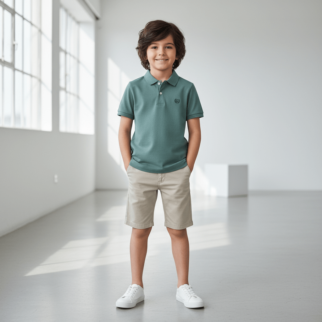 Junior Cotton Interlock Liquid Touch Polo 100 - Shop Giordano