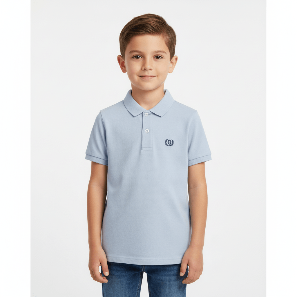 Junior Cotton Interlock Liquid Touch Polo 100 - Shop Giordano