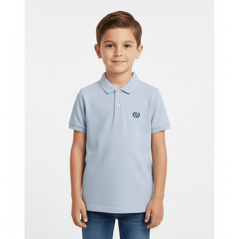 Junior Cotton Interlock Liquid Touch Polo 100 - Shop Giordano