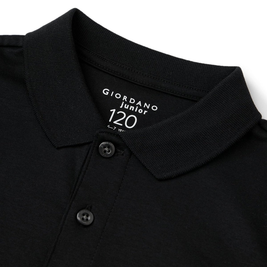 Junior Cotton Interlock Liquid Touch Polo 100 - Shop Giordano