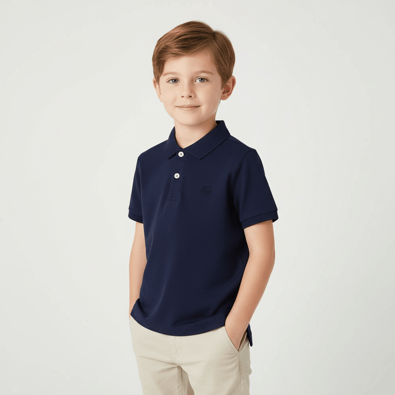 Junior Cotton Interlock Liquid Touch Polo 4 Y - Shop Giordano