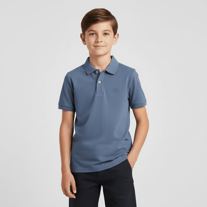 Junior Cotton Interlock Liquid Touch Polo 4 Y - Shop Giordano